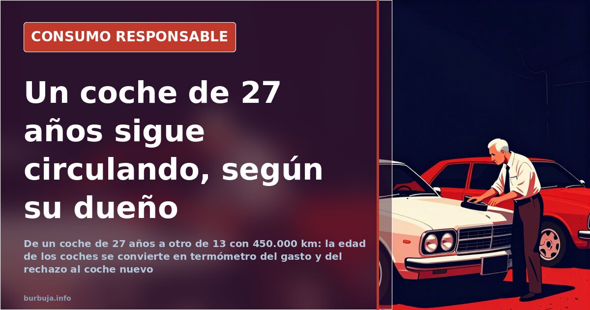 Coches de 15, 21 y 27 años: así se resiste al coche nuevo