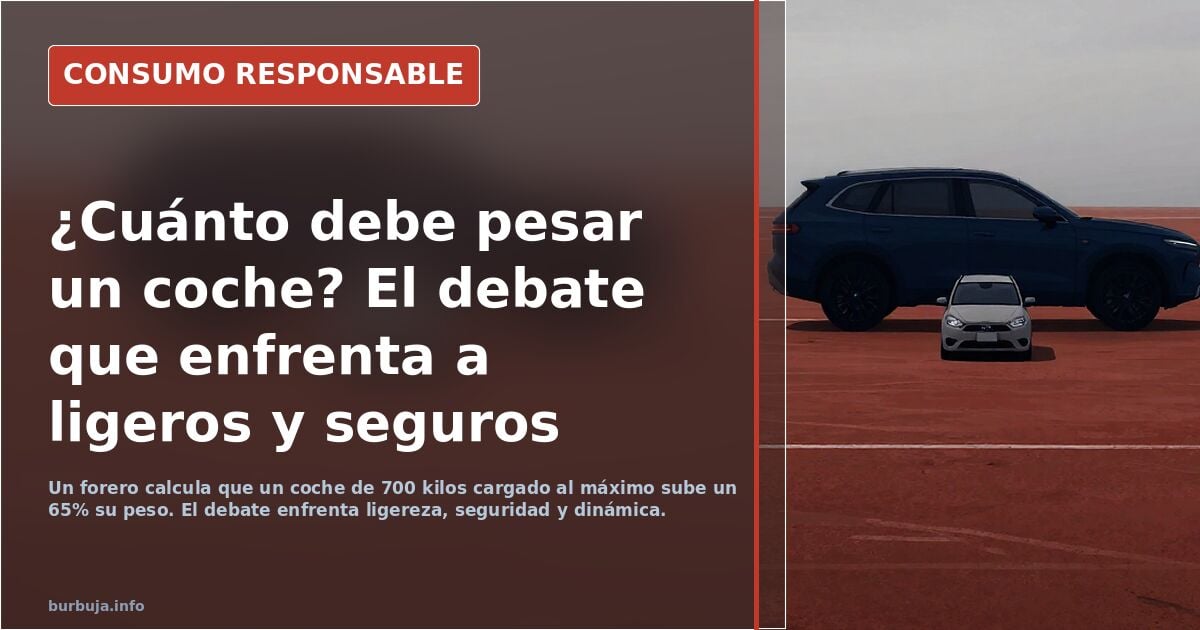 Das ideale Auto: zwischen 700 und 1.500 Kilogramm