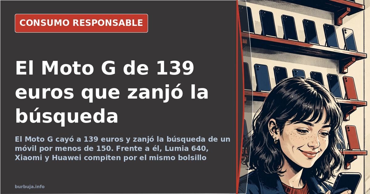 Móvil por menos de 150 euros: del Moto G al Lumia 640