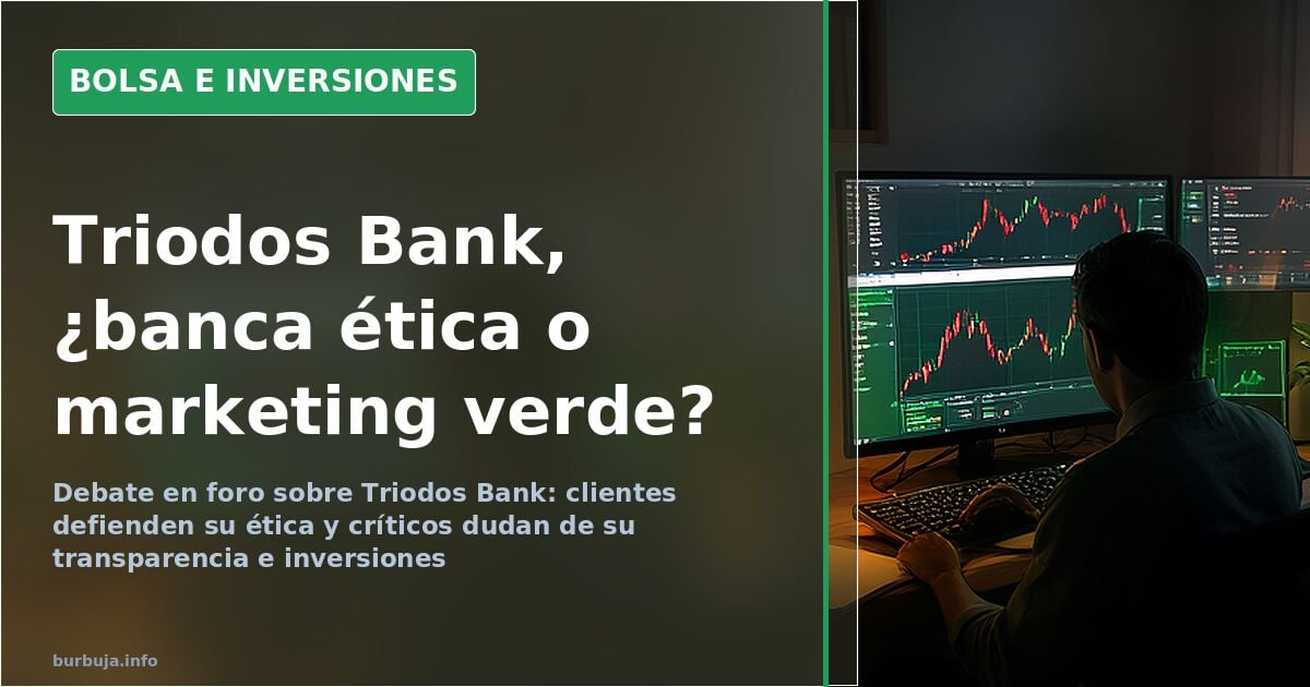 Triodos Bank: Ethische Bank in Spanien unter Verdacht