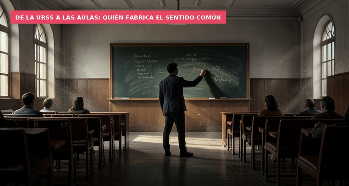 De la URSS a las aulas: quién fabrica el sentido común