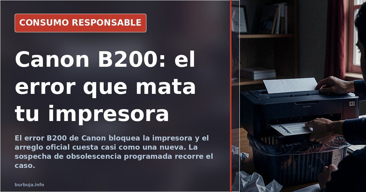 Canon-Fehler B200: Der Defekt, der den Drucker das Aus bescheert