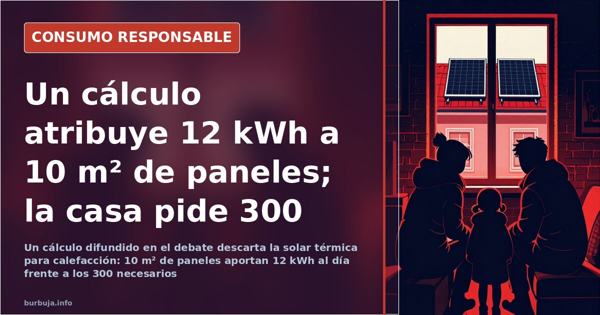 Paneles solares térmicos instalados en el tejado de una casa de pueblo junto a una chimenea