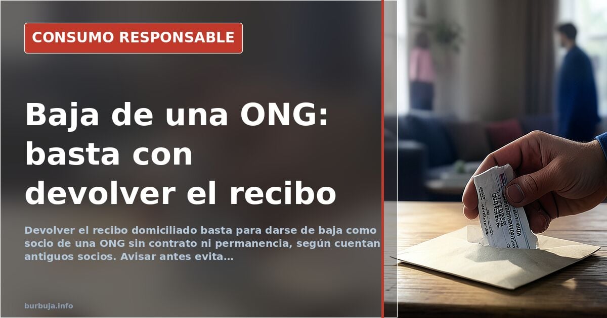 NGO-Mitgliedschaft in Spanien kündigen: der Bankweg