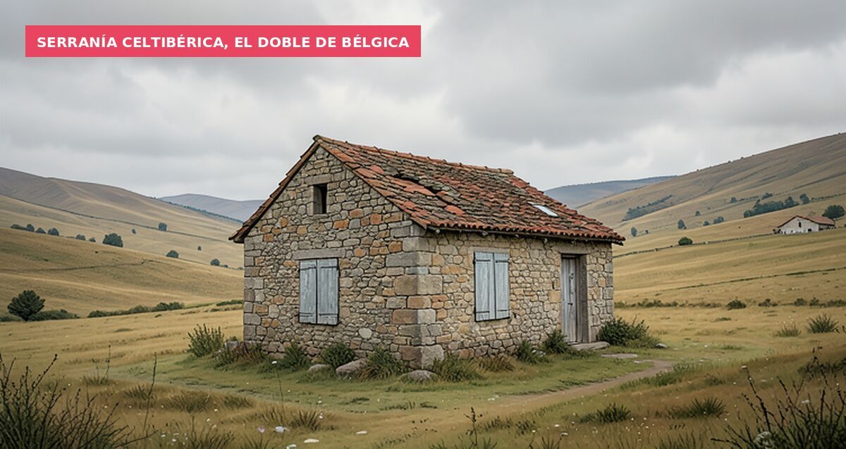 Serranía Celtibérica, el doble de Bélgica