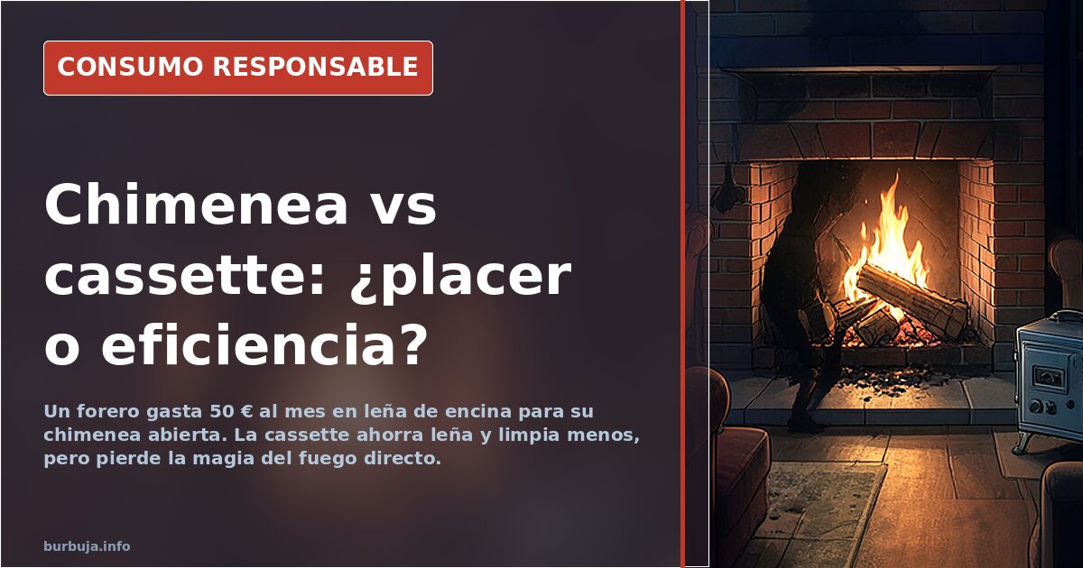 Open fireplace or cassette insert: pleasure versus efficiency
