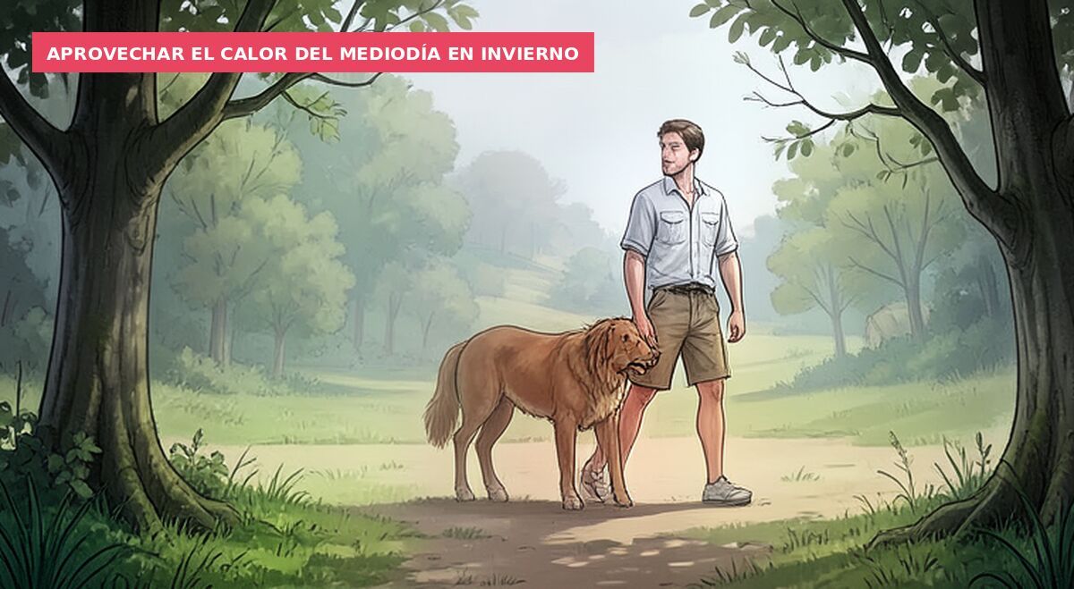 Aprovechar el calor del mediodía en invierno