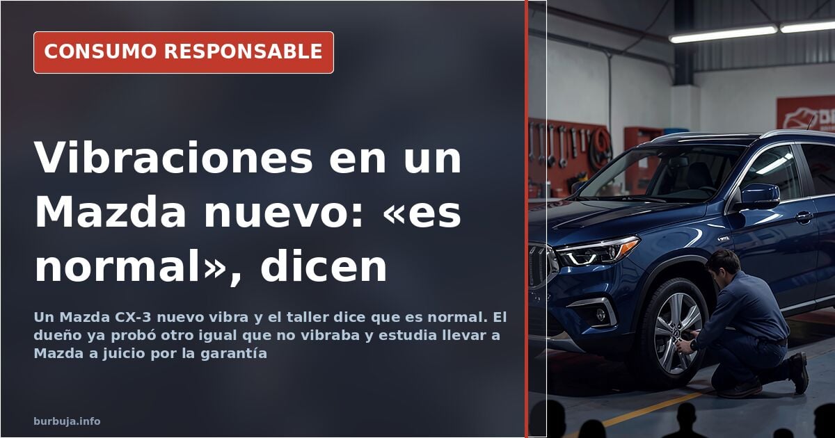 Detalle del motor de un Mazda CX-3 gasolina, modelo afectado por vibraciones y ruidos según su propietario