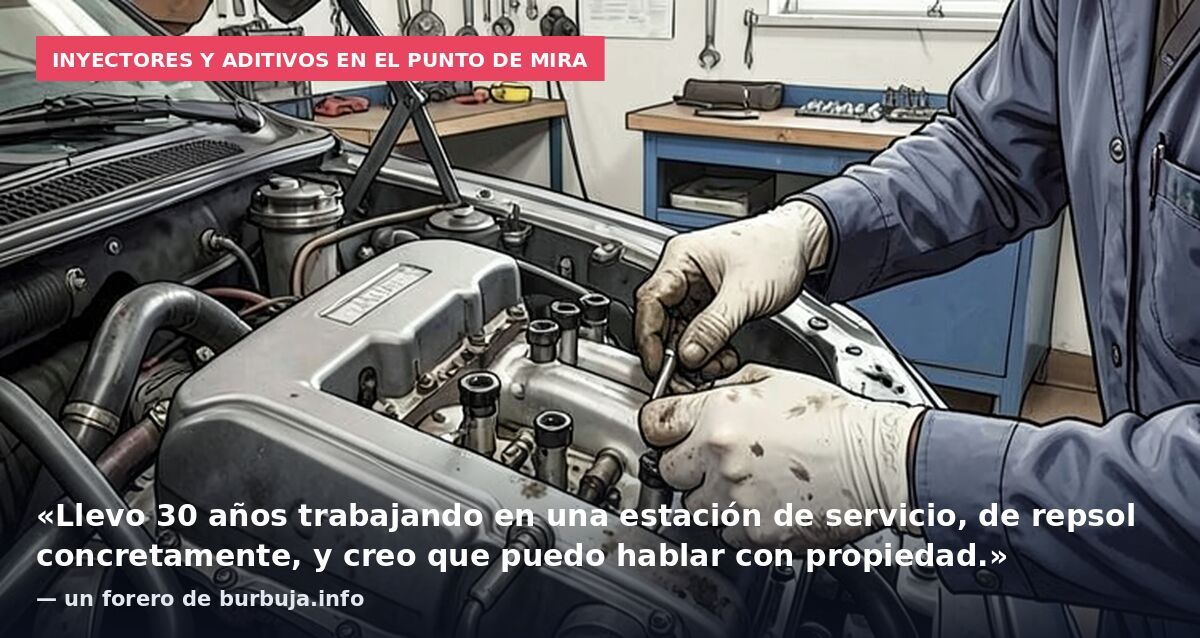 Inyectores y aditivos en el punto de mira: «Llevo 30 años trabajando en una estación de servicio, de repsol concretamente, y creo que puedo hablar con propiedad.» — un forero de burbuja.info