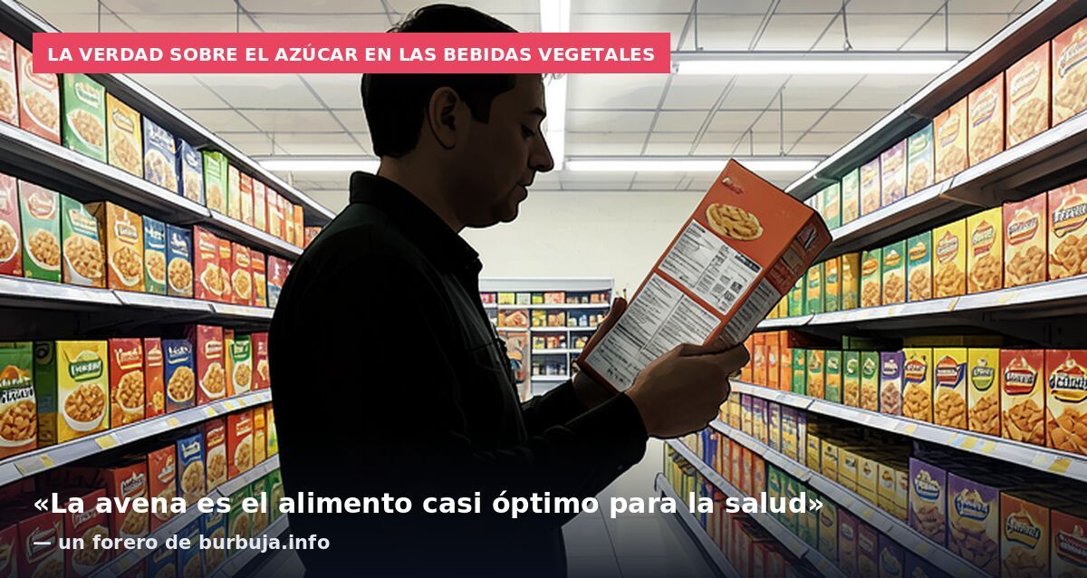 La verdad sobre el azúcar en las bebidas vegetales: «La avena es el alimento casi óptimo para la salud» — un forero de burbuja.info