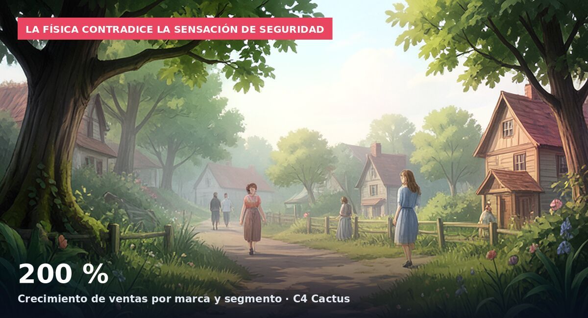 La física contradice la sensación de seguridad: 200 % Crecimiento de ventas por marca y segmento · C4 Cactus