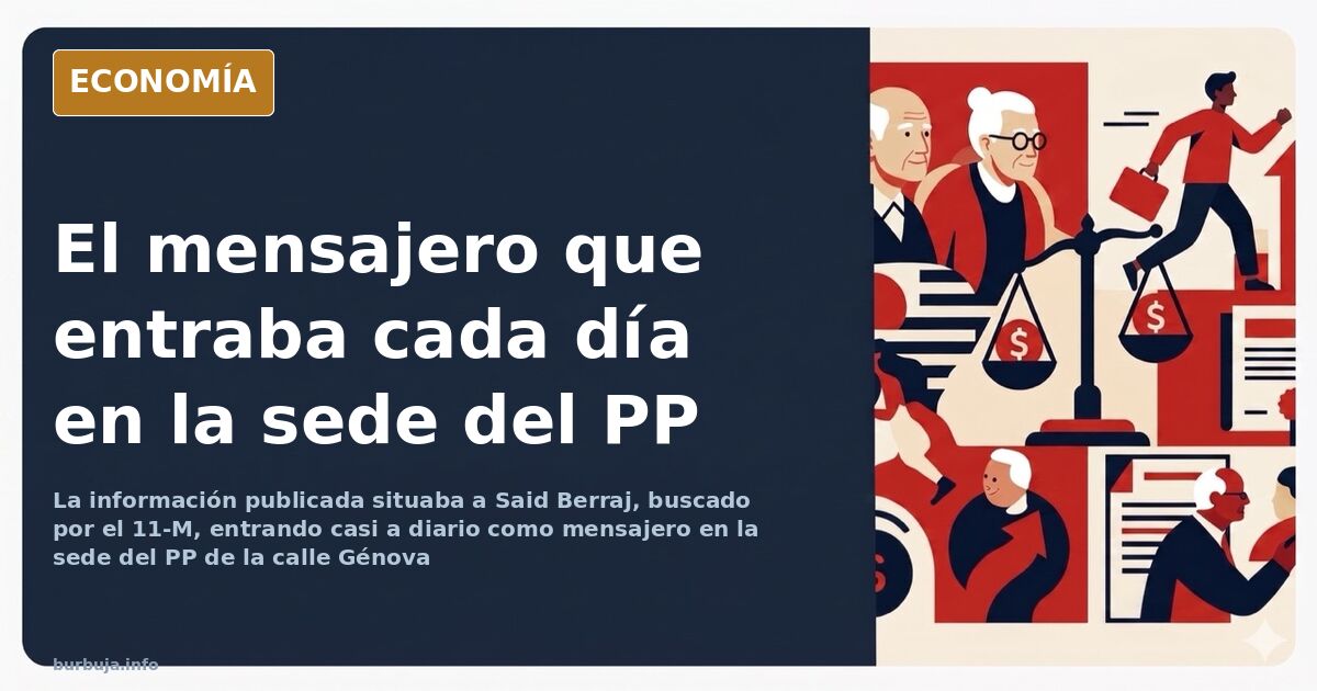 Fachada de un edificio de oficinas en la calle Génova de Madrid, sede central del Partido Popular