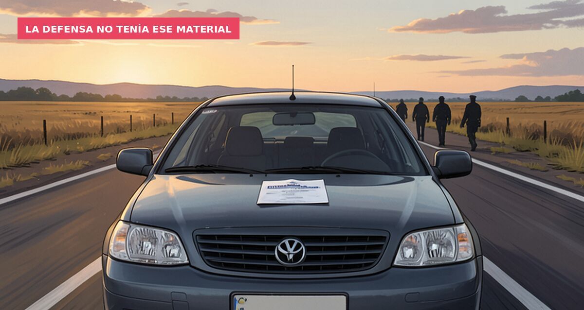 La defensa no tenía ese material