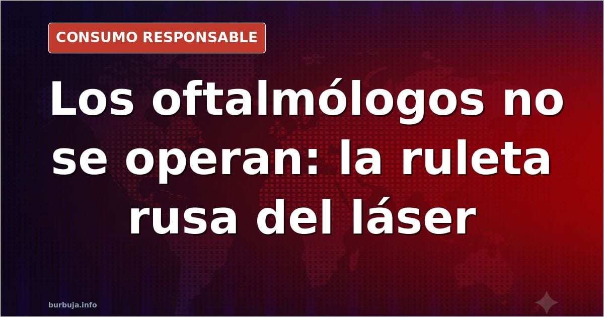 Ojo humano iluminado durante una revisión oftalmológica para valorar secuelas de cirugía refractiva con láser