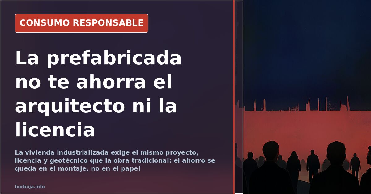 Prefabricated homes in Spain: same paperwork and price as traditional builds