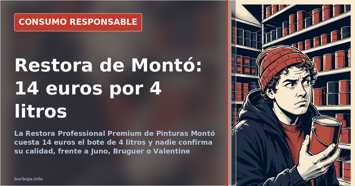 Restora de Montó and other paints: which brands are worth it