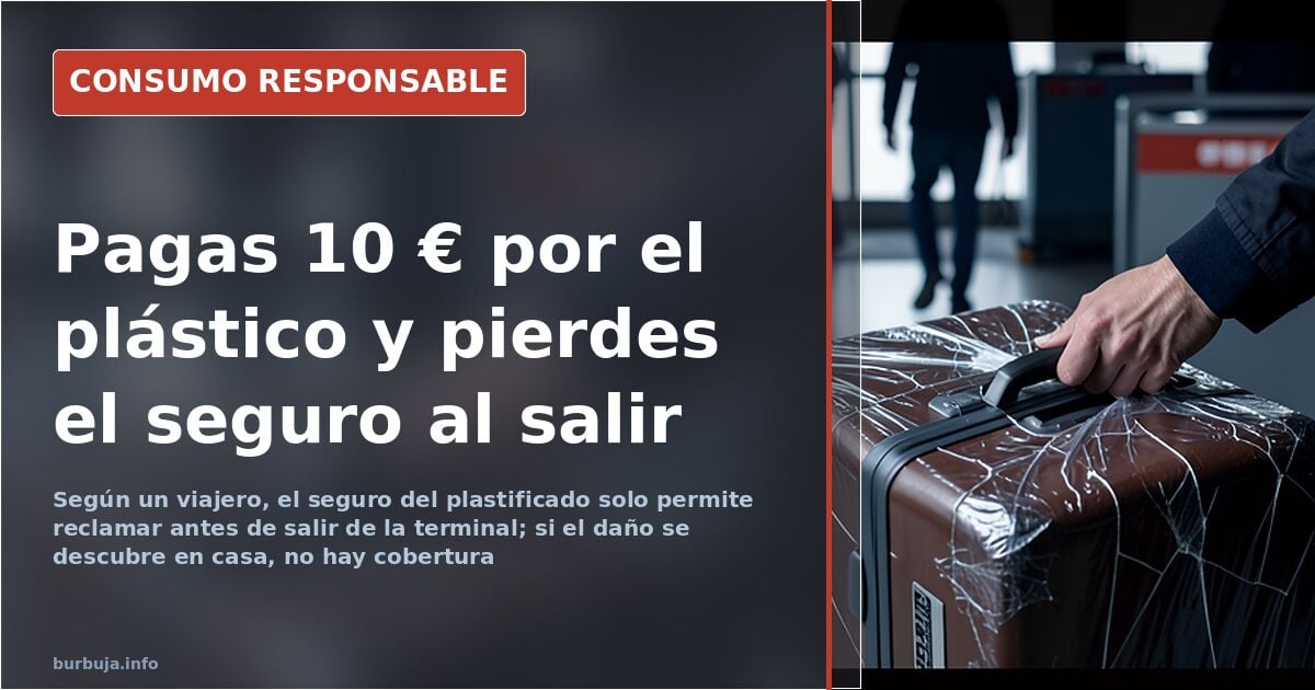 Reisender klagt: Versicherung der Kofferfolierung verlangt Reklamation am Flughafen