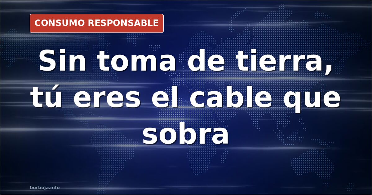 Cuadro eléctrico antiguo con diferencial y magnetotérmicos sin toma de tierra en una vivienda