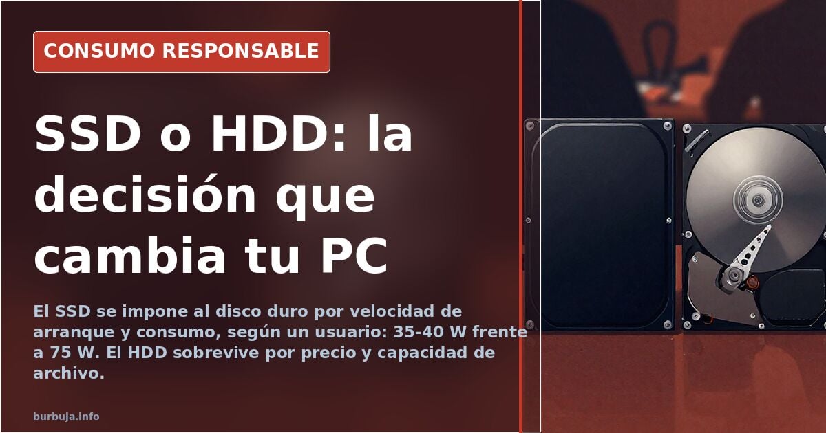 SSD o HDD: la batalla que decide el arranque de tu PC