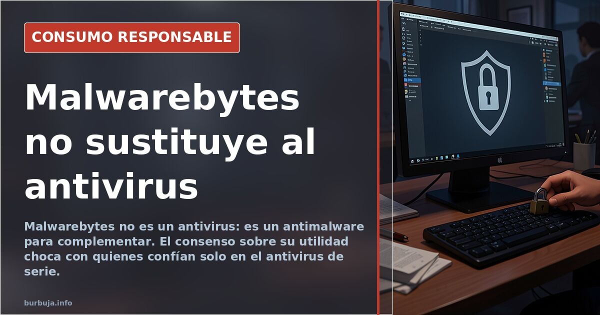 Malwarebytes: essential as a complement, not as an antivirus