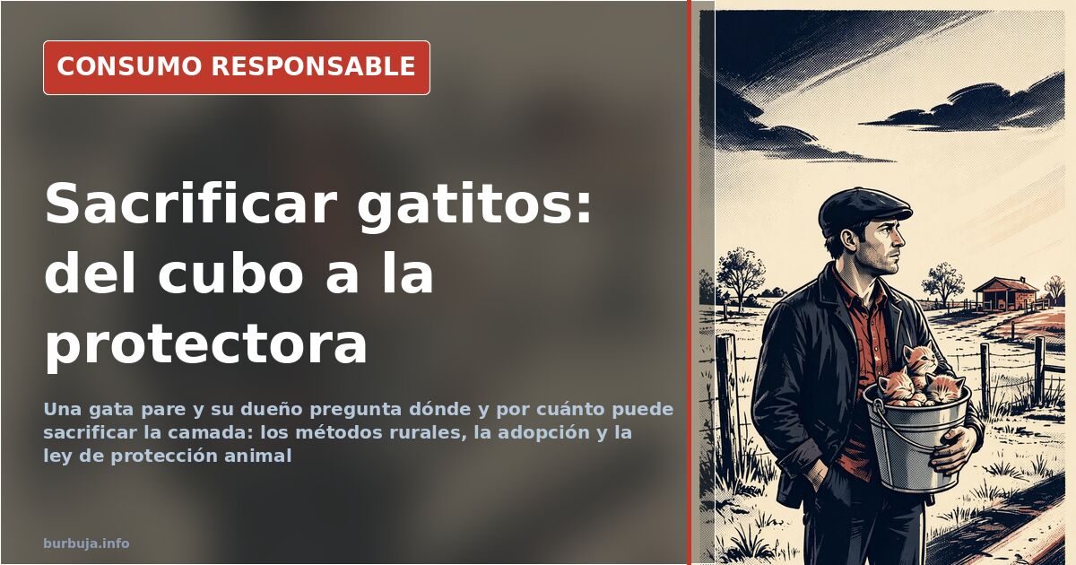 Varios gatitos recién nacidos junto a su madre en una camada de gata no esterilizada