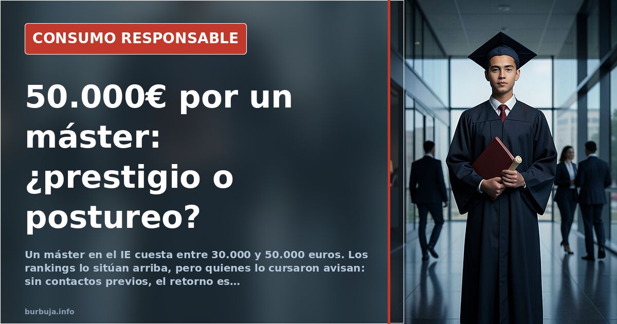 Graduados de un máster en el IE con toga en un acto académico de una escuela de negocios