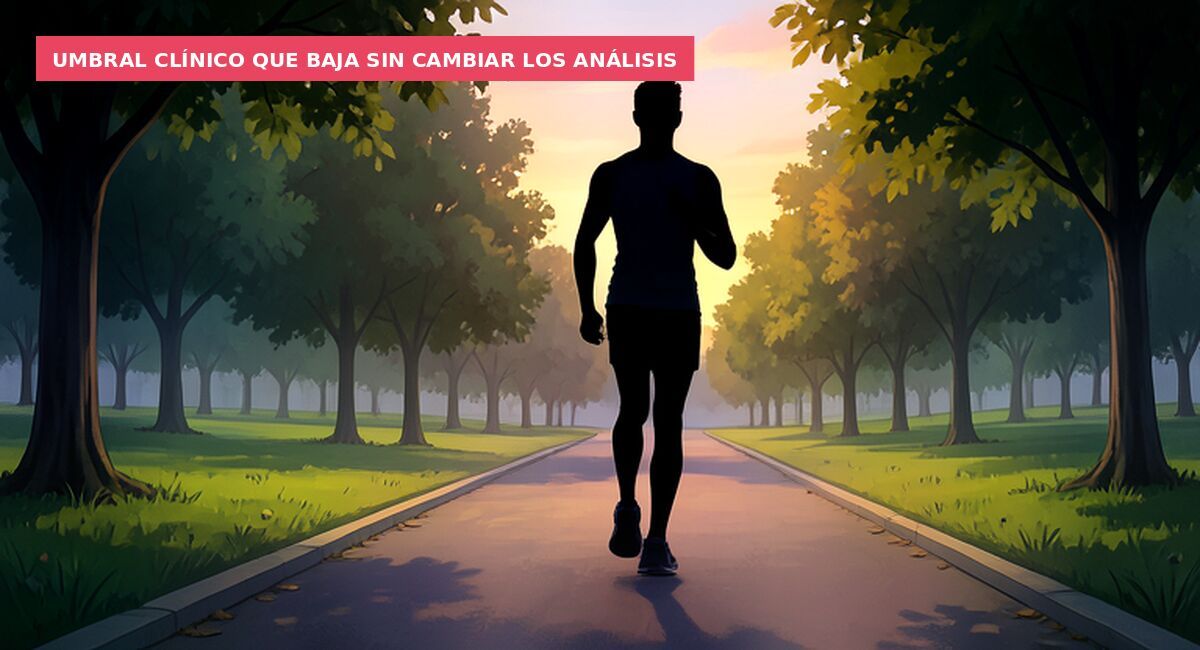 Umbral clínico que baja sin cambiar los análisis