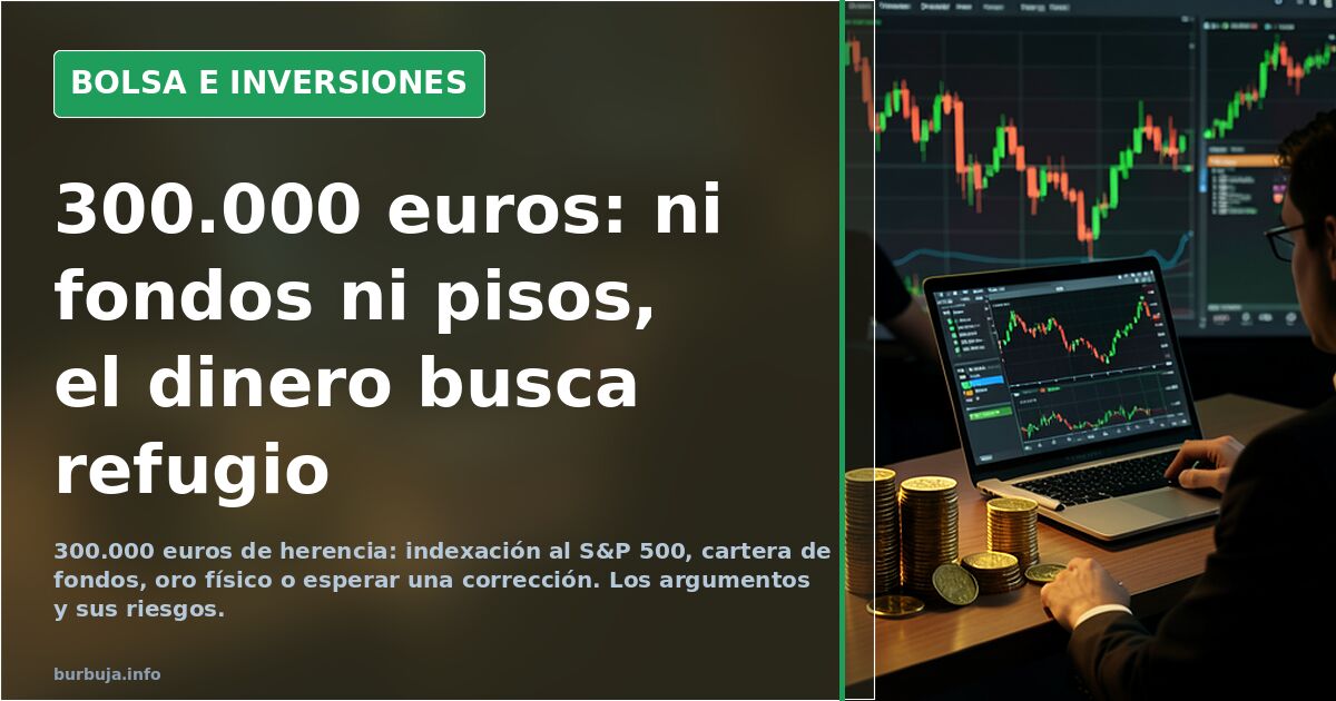 300.000 Euro anlegen: vom S&P 500 bis zu physischem Gold