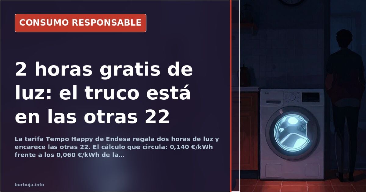 Endesas 2 Gratisstunden: Der Haken liegt in den anderen 22