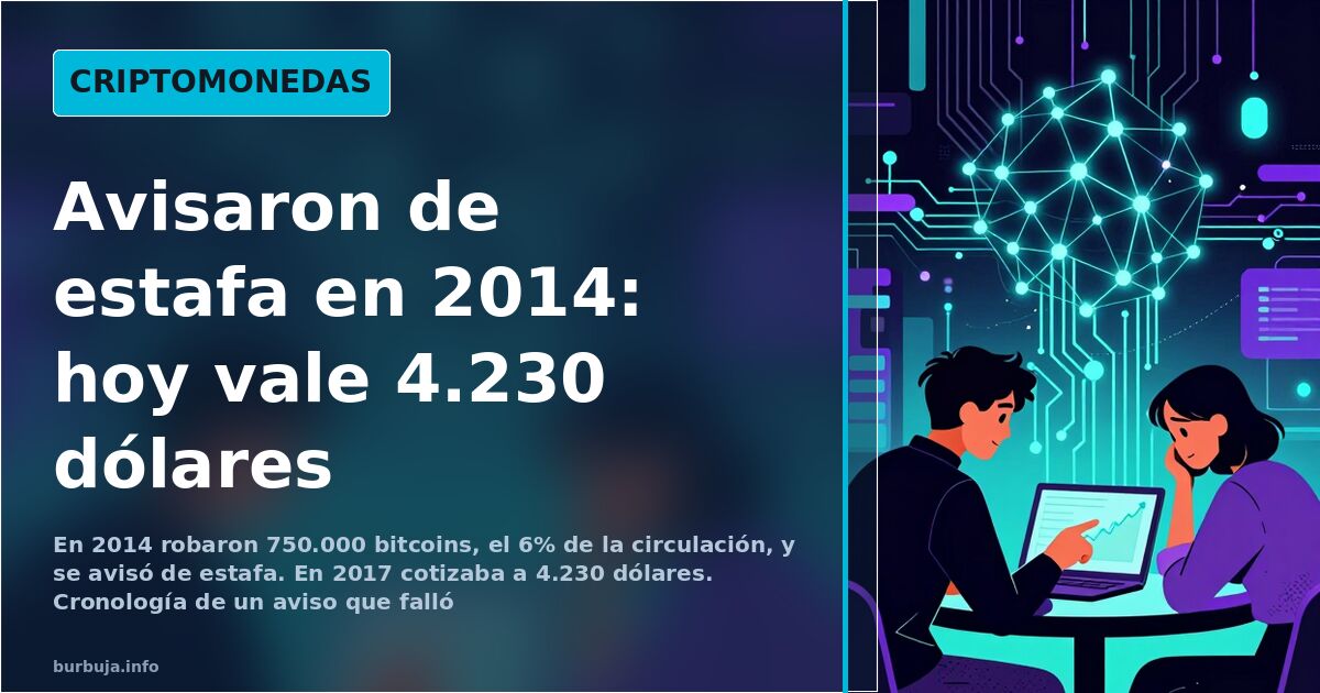 Bitcoin: el aviso de estafa de 2014 y los 4.230 dólares de 2017