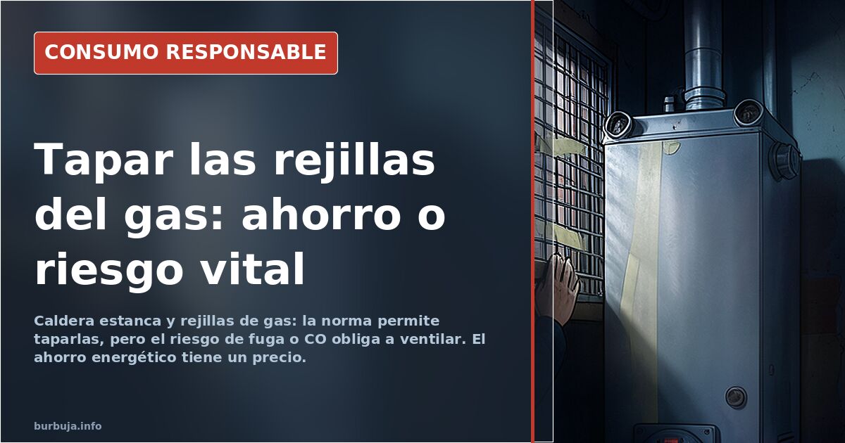 Rejillas de gas: cómo evitar perder calefacción sin arriesgar la vida