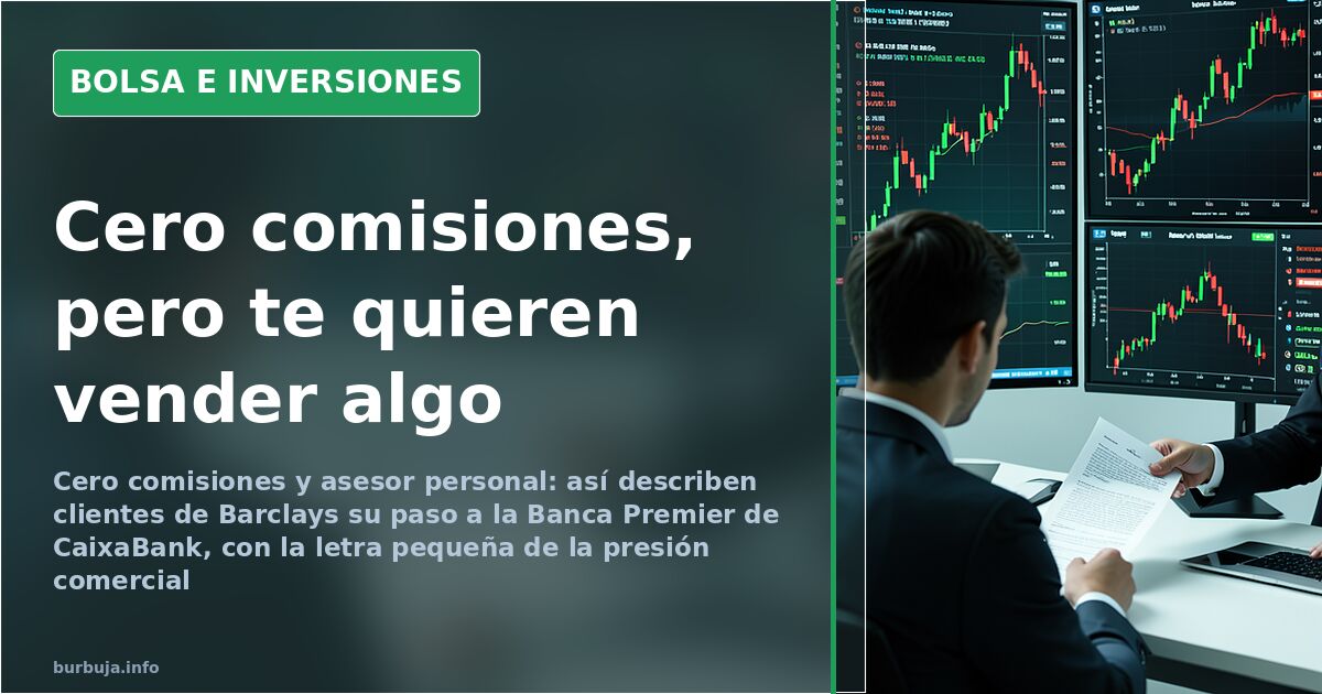CaixaBank Premier Banking: no fees and an advisor who keeps pushing