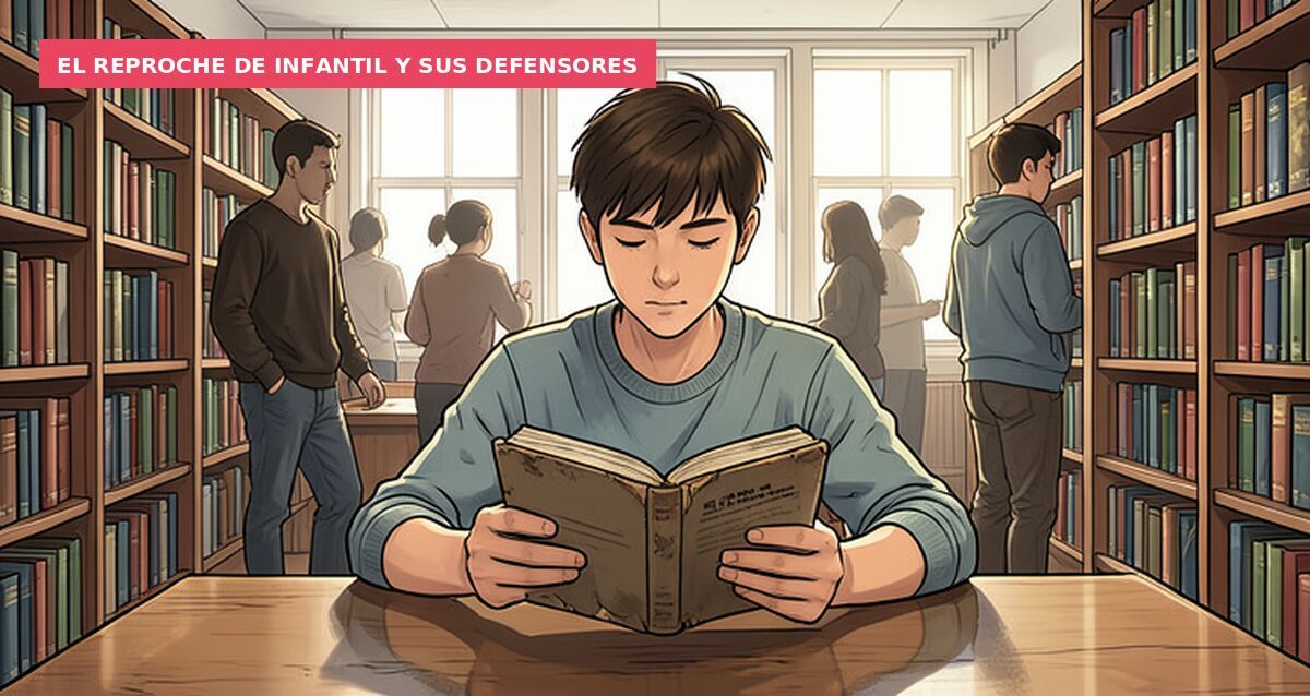 El reproche de infantil y sus defensores
