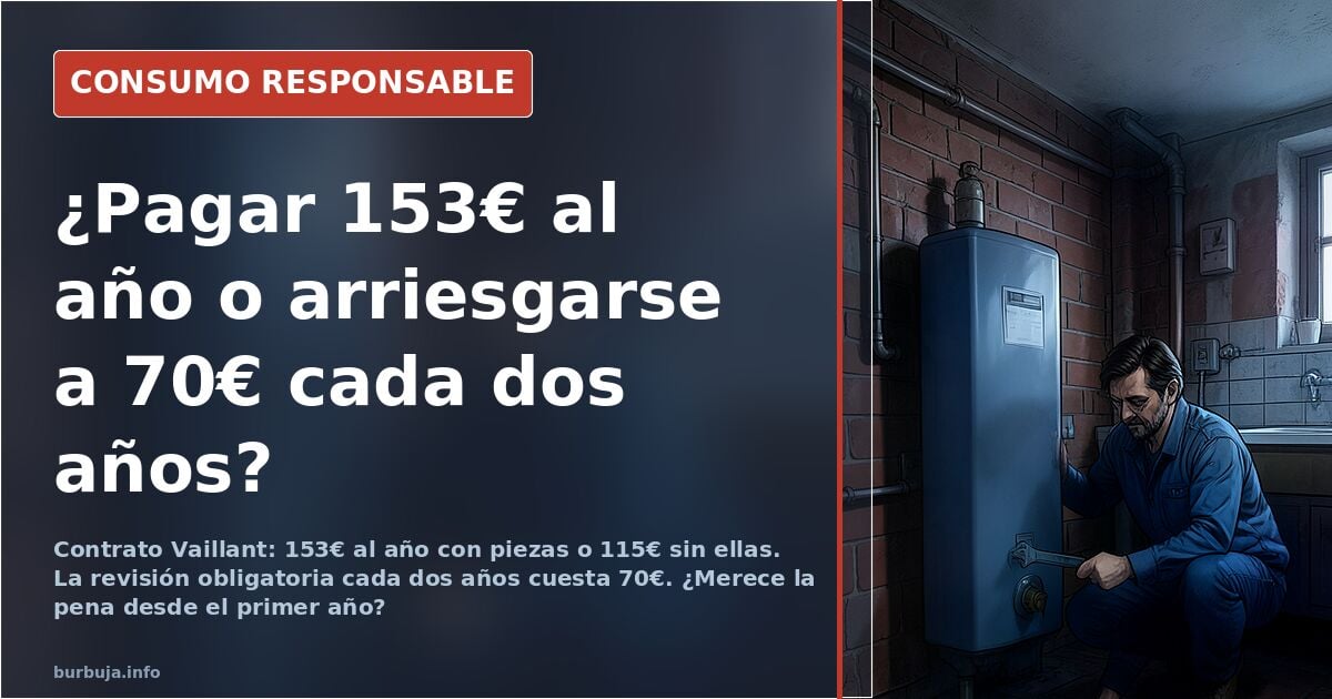 Vaillant-Heizungswartung: 153 € pro Jahr oder 70 € alle zwei Jahre