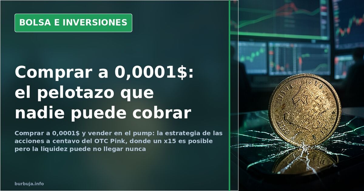 Penny Stocks: Der x15-Kauf für 0,0001 $ ohne Käufer beim Verkauf