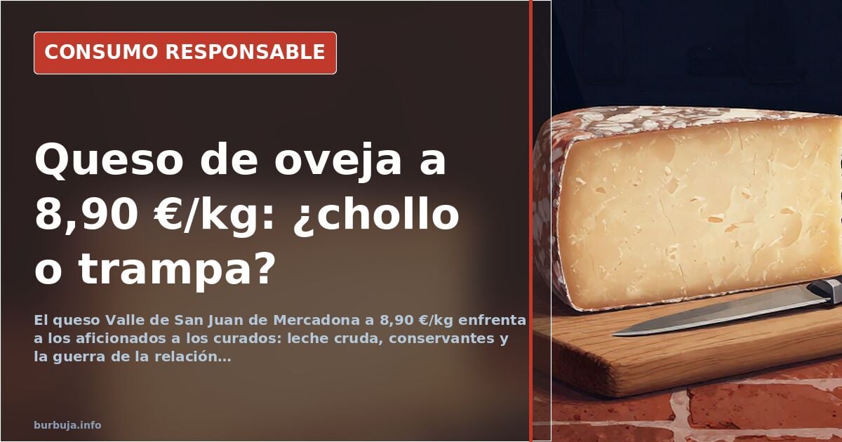 Der Mercadona-Käse für 8,90 €/kg spaltet die Käsekenner