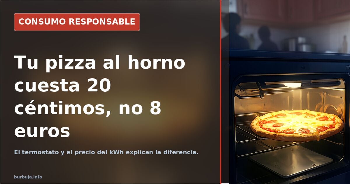 Was eine Pizza im Backofen wirklich kostet: weder 8 Euro noch gratis