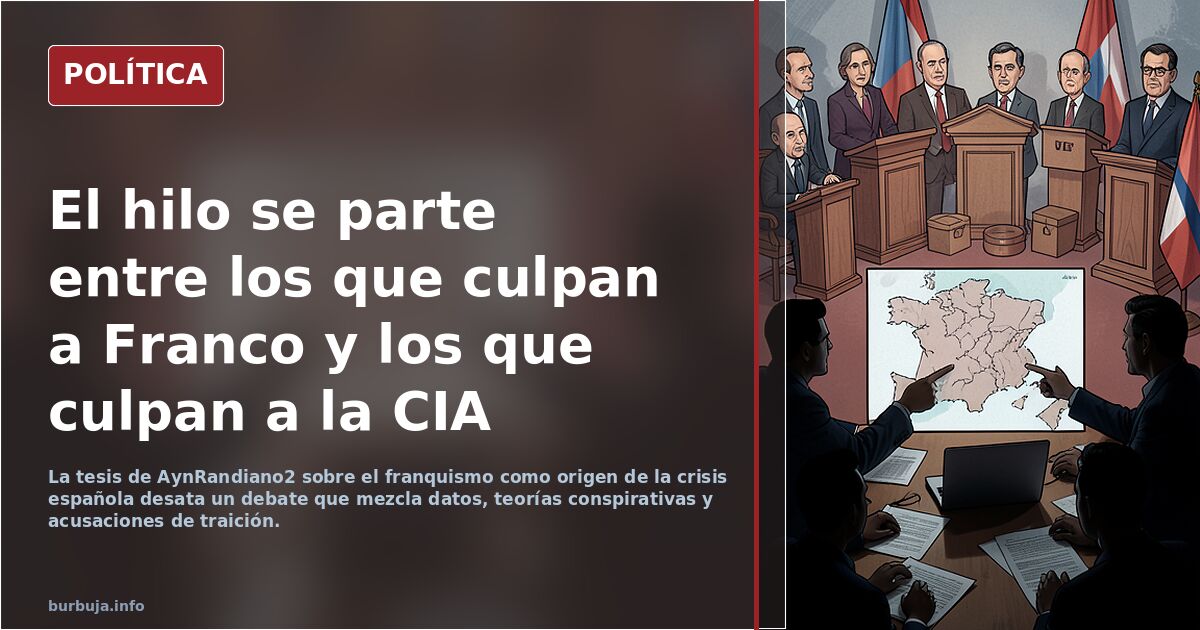 El hilo se parte entre los que culpan a Franco y los que culpan a la CIA