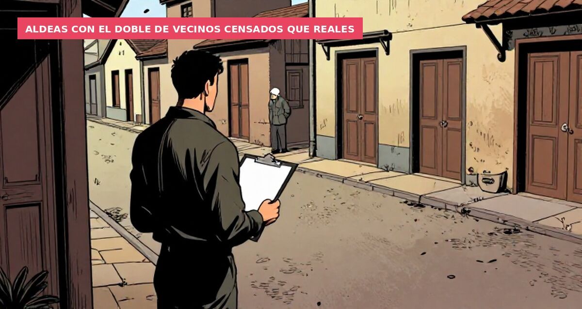 Aldeas con el doble de vecinos censados que reales