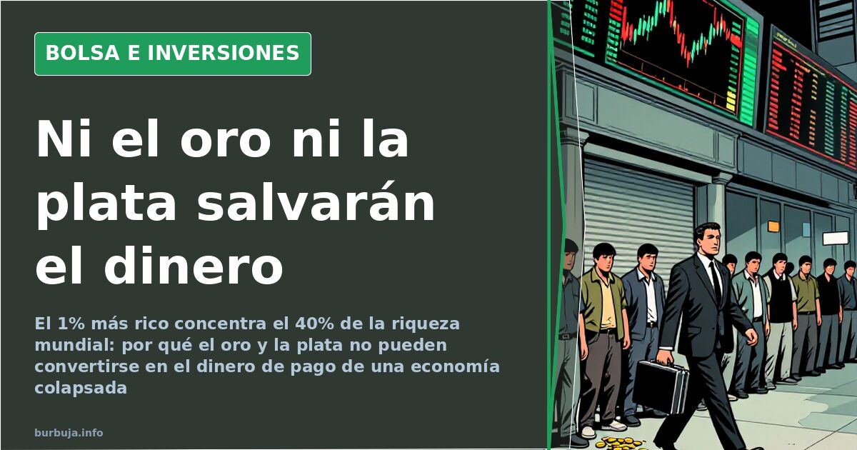 Por qué el oro no puede reemplazar al dinero fiat