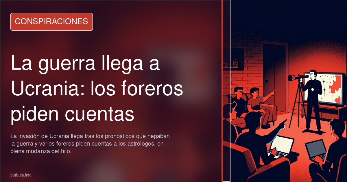 La guerra llega a Ucrania: los foreros piden cuentas