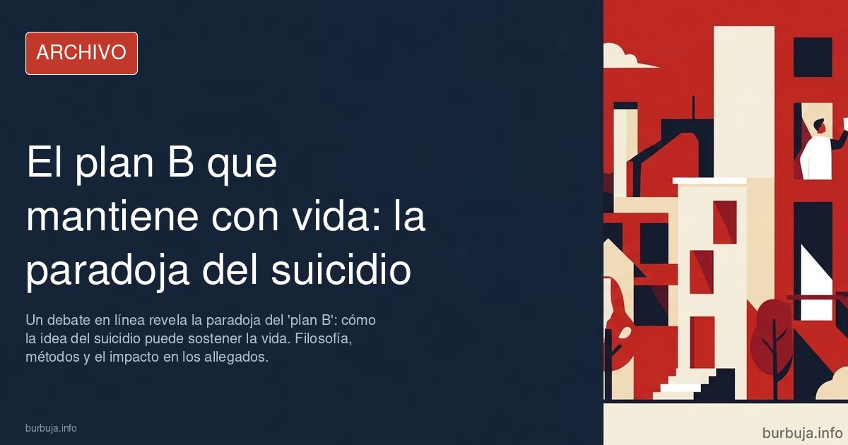 Imagen de un debate en línea sobre métodos de suicidio, con referencias filosóficas y el caso de Jonghyun