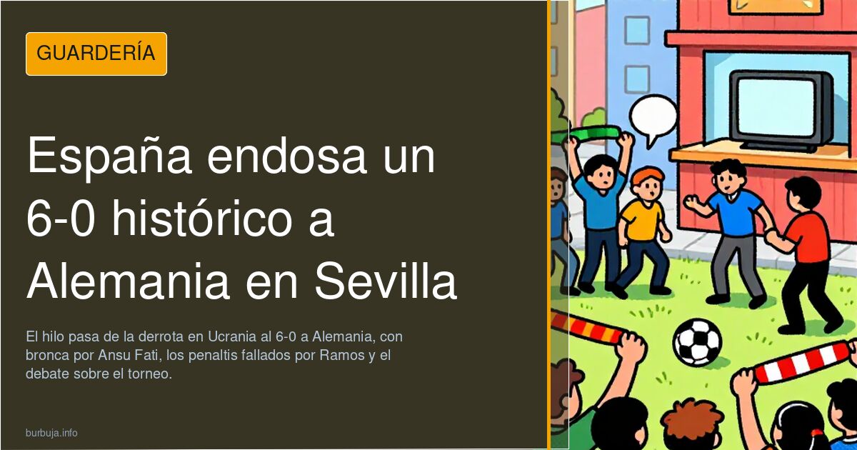 España endosa un 6-0 histórico a Alemania en Sevilla