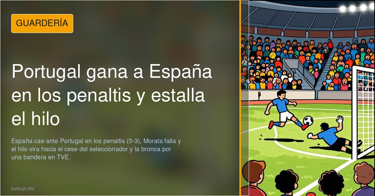 Portugal gana a España en los penaltis y estalla el hilo