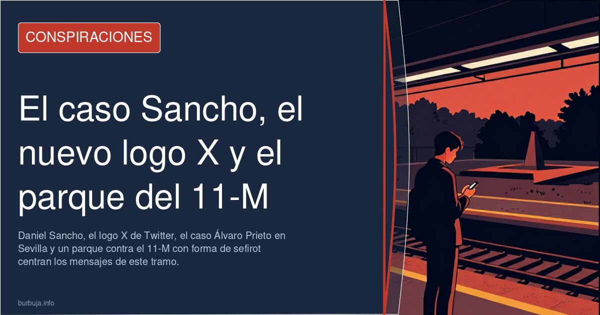 El caso Sancho, el nuevo logo X y el parque del 11-M