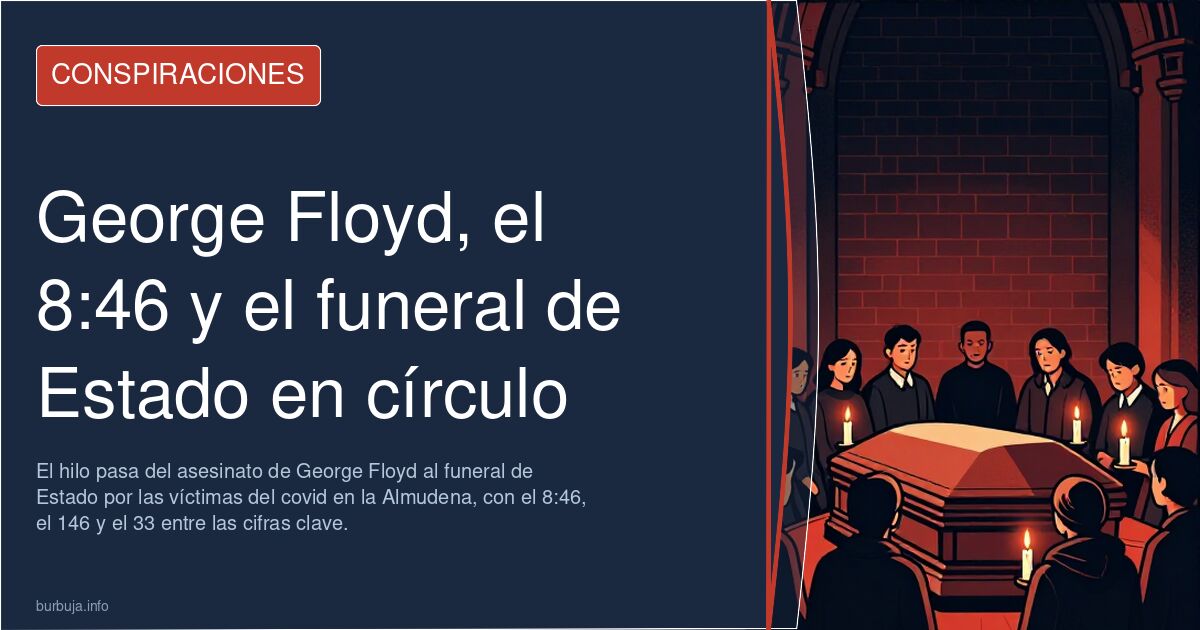 George Floyd, el 8:46 y el funeral de Estado en círculo