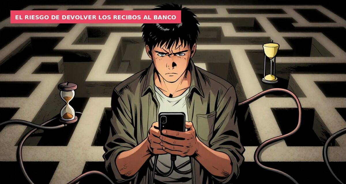El riesgo de devolver los recibos al banco
