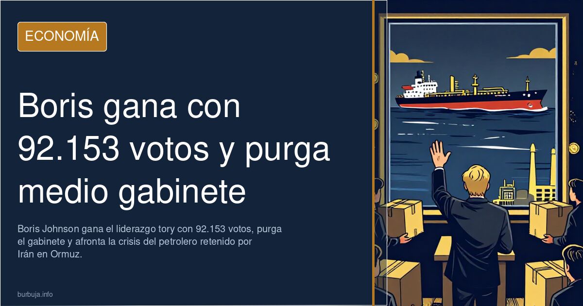 Boris gana con 92.153 votos y purga medio gabinete