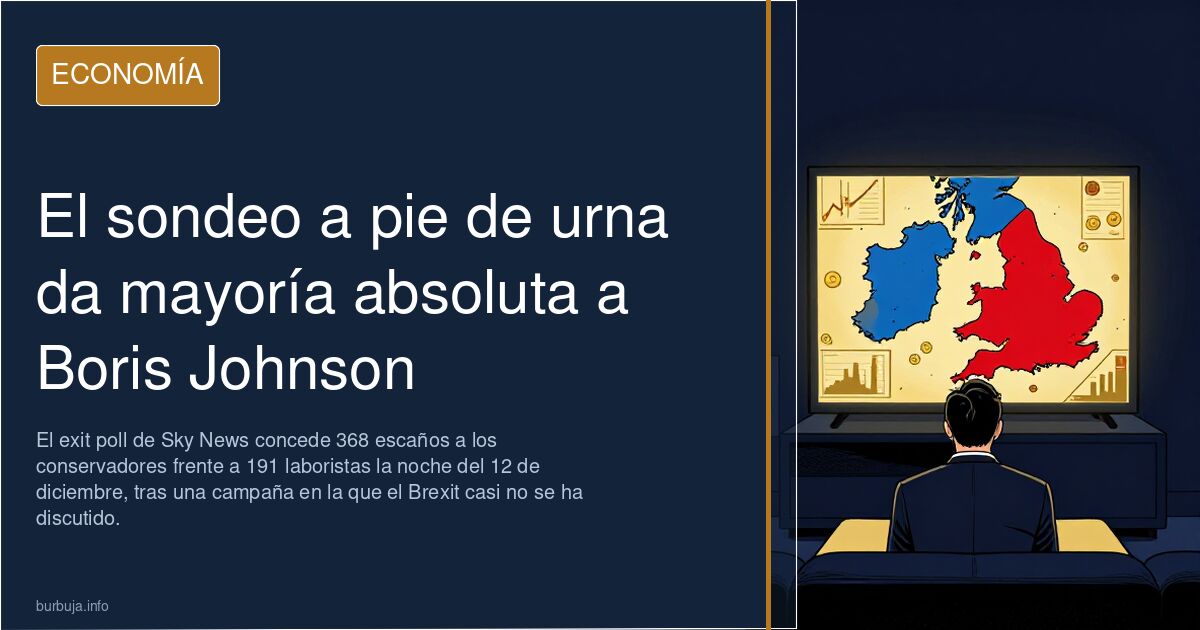 El sondeo a pie de urna da mayoría absoluta a Boris Johnson