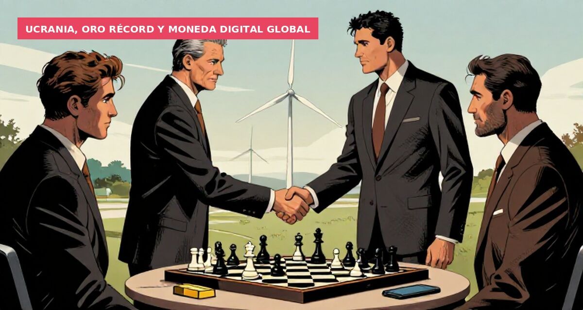 Ucrania, oro récord y moneda digital global